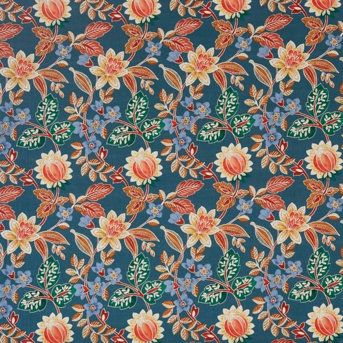 Kamala Fabric - Indigo swatch