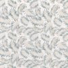 blue botanical voile-sheer fabric from Prestigious Textiles