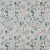 blue botanical jacquard fabric from Prestigious Textiles