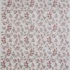 red botanical embroideried fabric from Prestigious Textiles