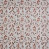 red botanical embroideried fabric from Prestigious Textiles