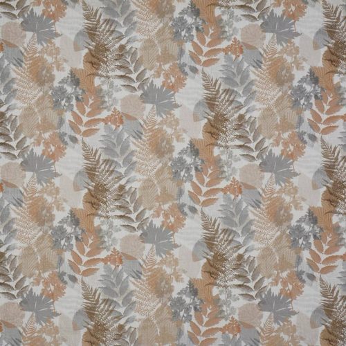Forest Fabric - Autumn by neutral botanical cotton fabric from Prestigious Textiles