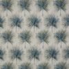 blue botanical cotton fabric from Prestigious Textiles