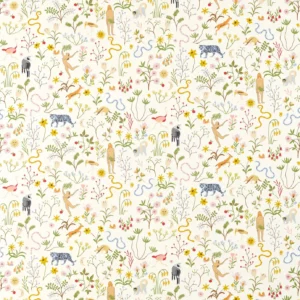 multicolour botanical printed fabric from Scion