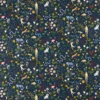 blue botanical printed fabric from Scion