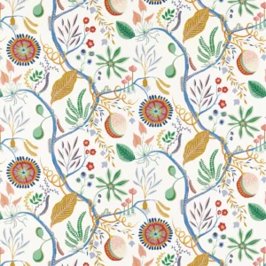 multicolour botanical printed fabric from Scion