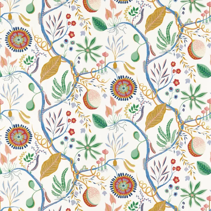 Jackfruit And The Beanstalk Fabric - Popsicle swatch