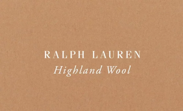Highland Wool Fabric - Red by Highland Wool Fabric - Red from