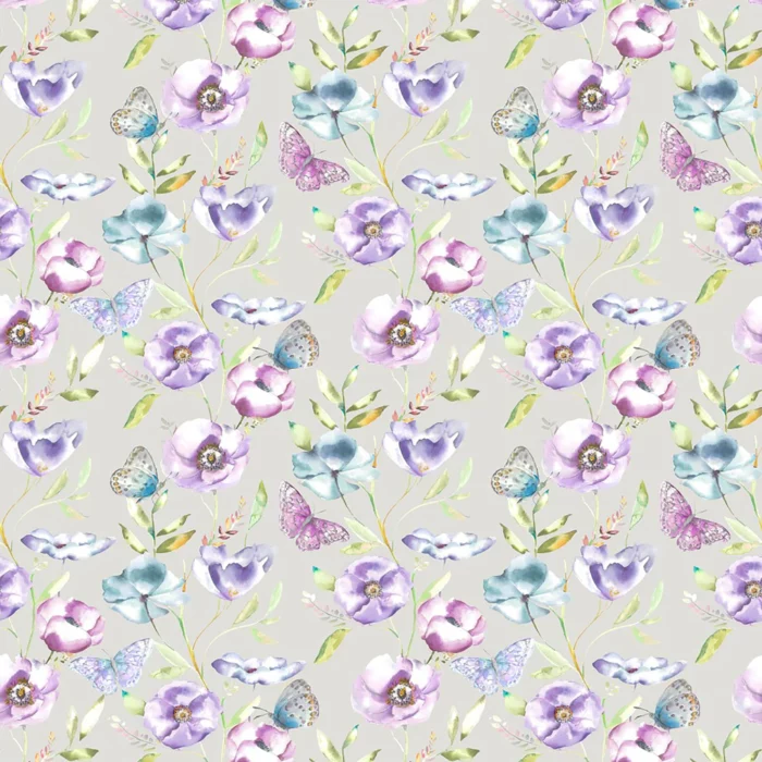 Farfalla Fabric - Plum swatch
