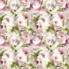 green botanical cotton fabric from Voyage Maison