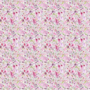 pink spotted cotton fabric from Voyage Maison