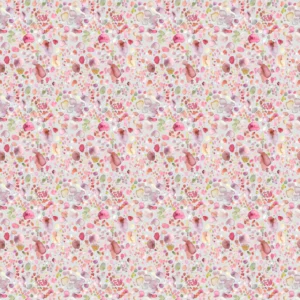 red spotted cotton fabric from Voyage Maison