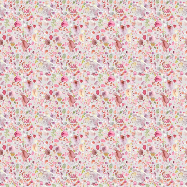 Sprinkles Fabric - Russet by red spotted cotton fabric from Voyage Maison