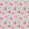 pink botanical cotton fabric from Voyage Maison