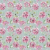 pink botanical cotton fabric from Voyage Maison
