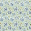 green botanical cotton fabric from Voyage Maison