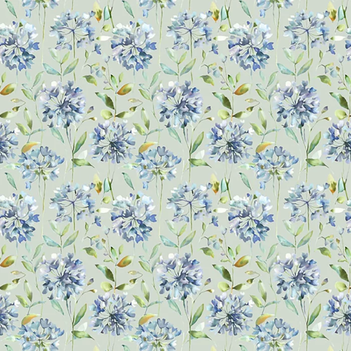 Clovelly Fabric - Bluebell swatch