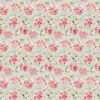 red botanical cotton fabric from Voyage Maison