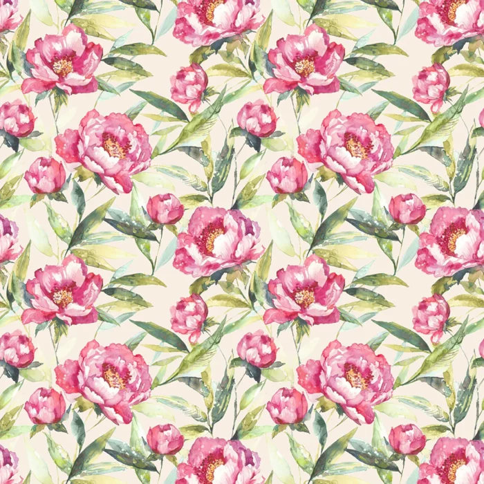 Earnley Fabric - Peony swatch