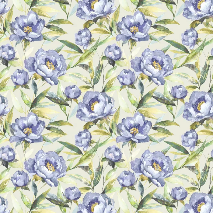 Earnley Fabric - Bluebell swatch