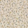 blue botanical jacquard fabric from Voyage Maison