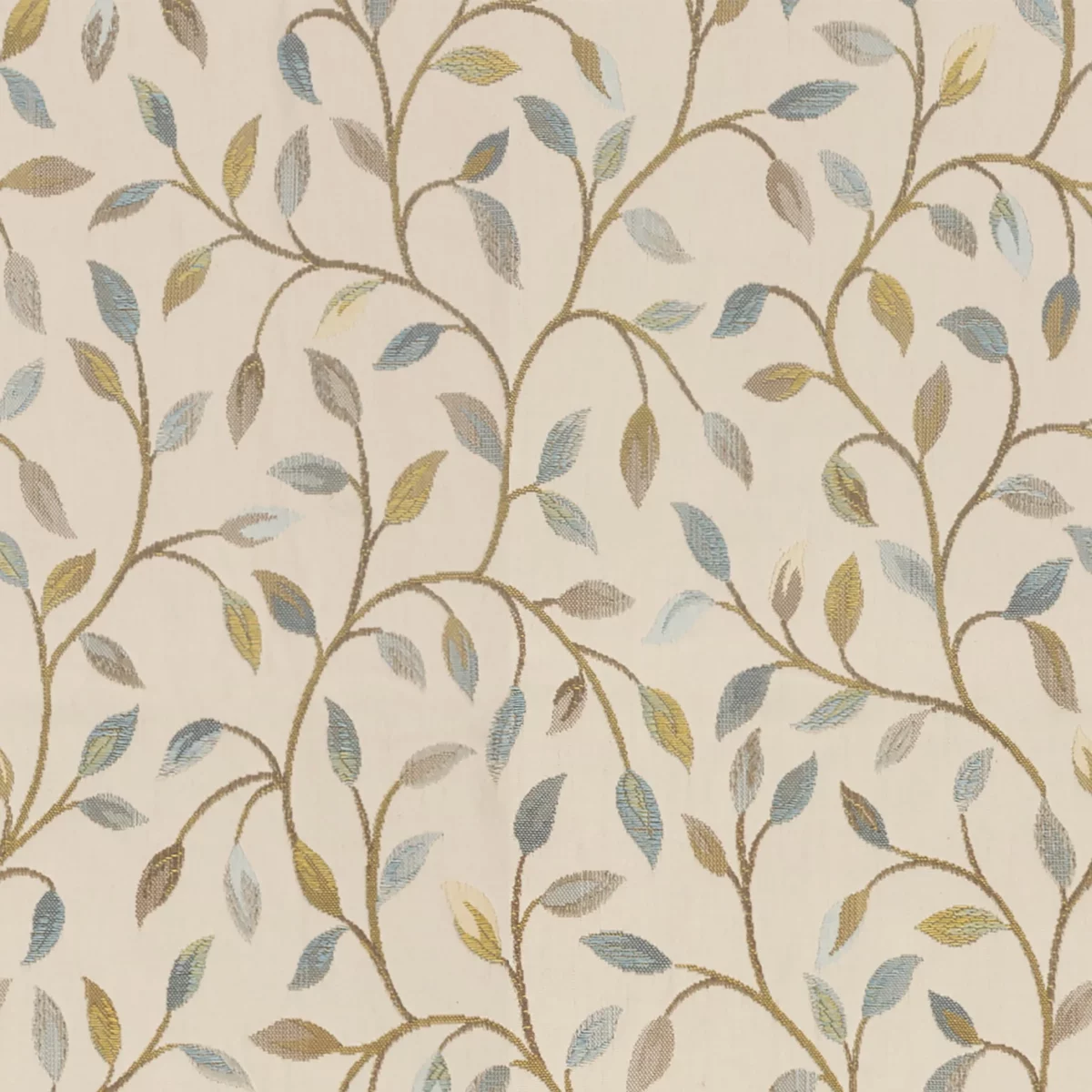 Cervino Fabric - Opal by blue botanical jacquard fabric from Voyage Maison