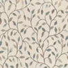 blue botanical jacquard fabric from Voyage Maison