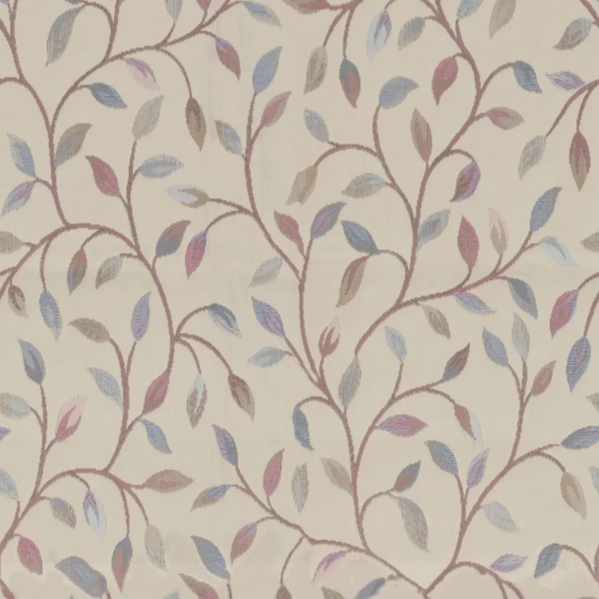 pink botanical jacquard fabric from Voyage Maison