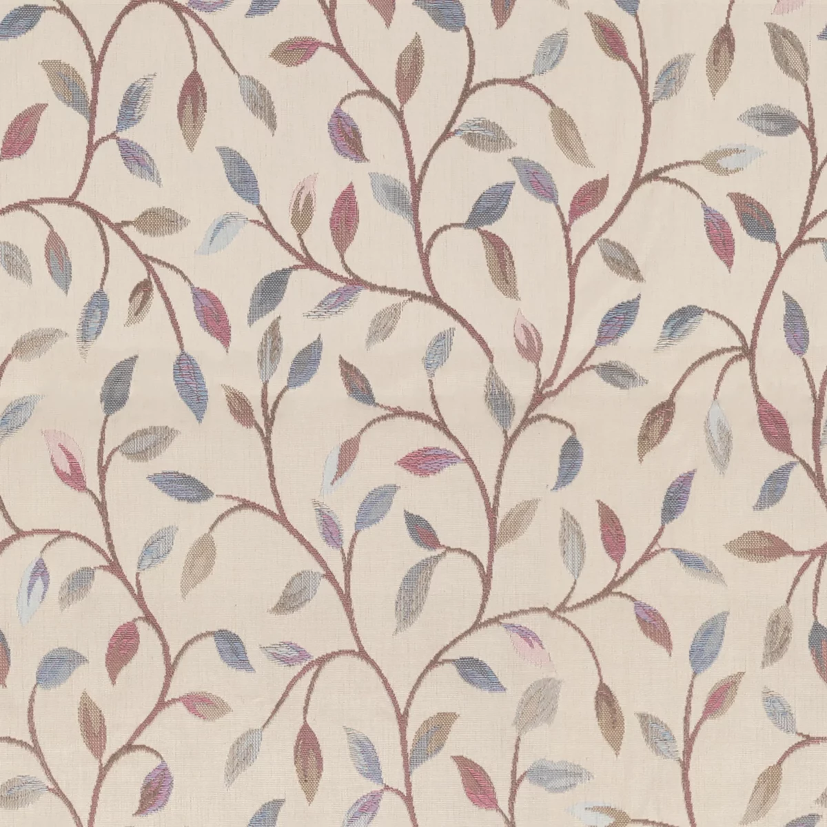 Cervino Fabric - Fig by pink botanical jacquard fabric from Voyage Maison
