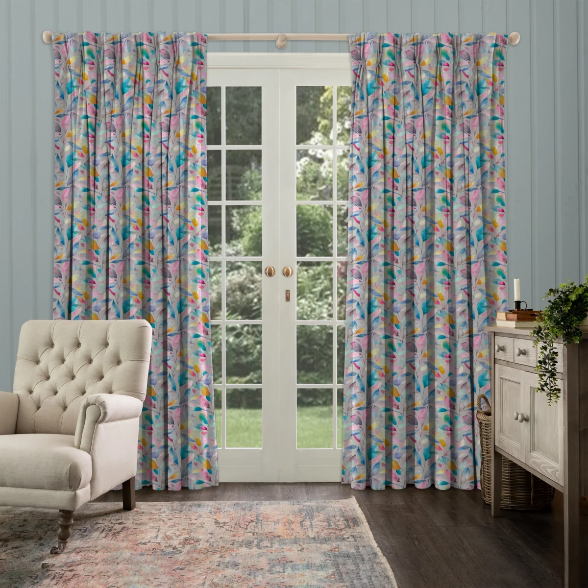 Brympton Fabric - Heather / Stone by Brympton Fabric - Heather / Stone from