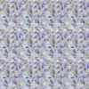 purple botanical cotton fabric from Voyage Maison