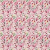 pink botanical cotton fabric from Voyage Maison