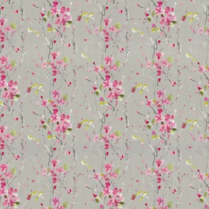 black-grey animal cotton fabric from Voyage Maison