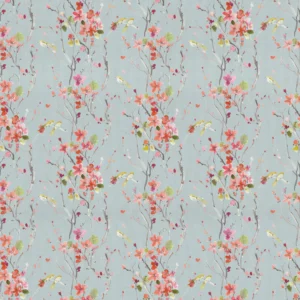 blue animal cotton fabric from Voyage Maison