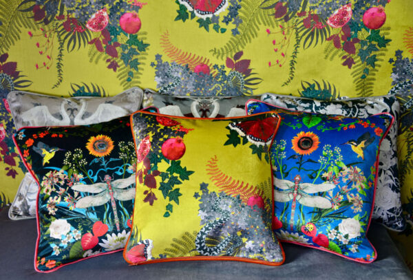 Forbidden Fruit Fabric - Midnight by Forbidden Fruit Fabric - Midnight from