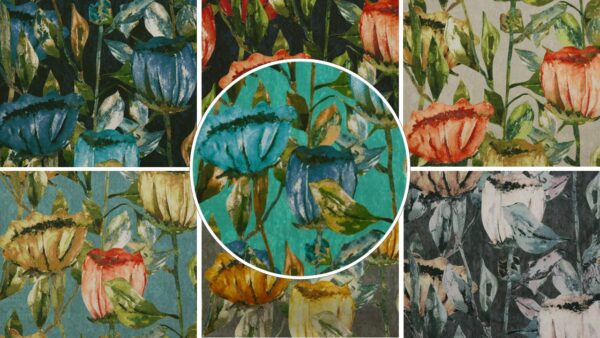 Tulipa Fabric - Ruby by Tulipa Fabric - Ruby from