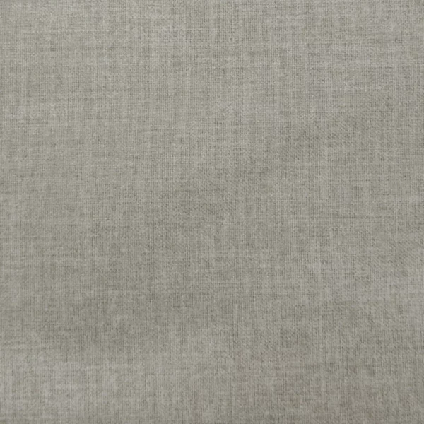 Molise Fabric - Biscuit by black-grey plain velvet-chenille fabric from Voyage Maison