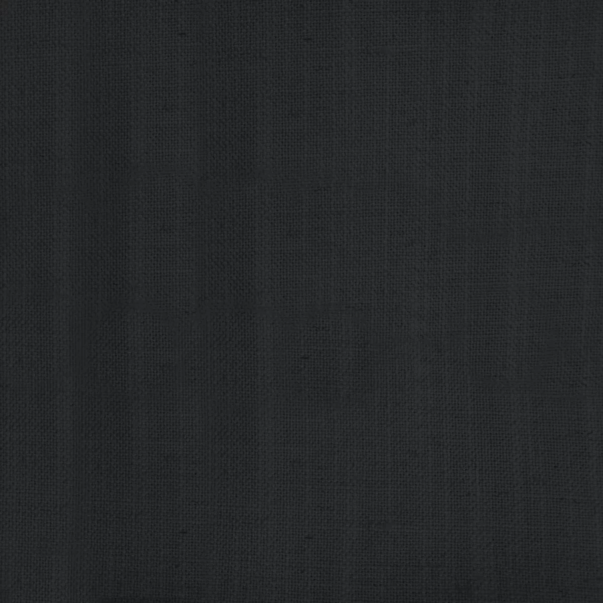 Tivoli Fabric - Charcoal by black-grey plain woven fabric from Voyage Maison