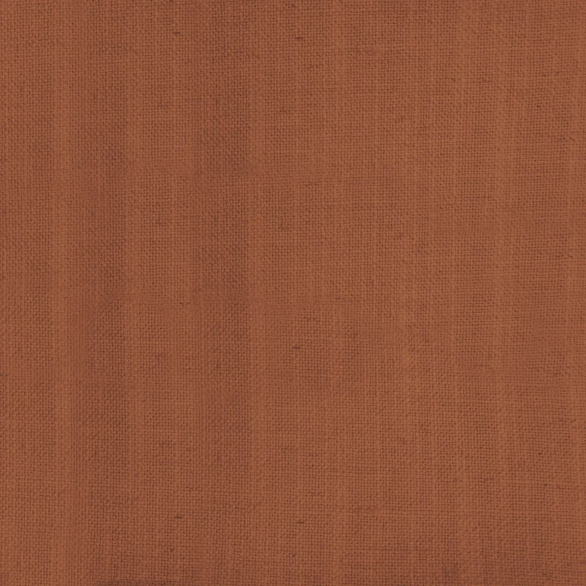 Tivoli Fabric - Rust by orange plain woven fabric from Voyage Maison