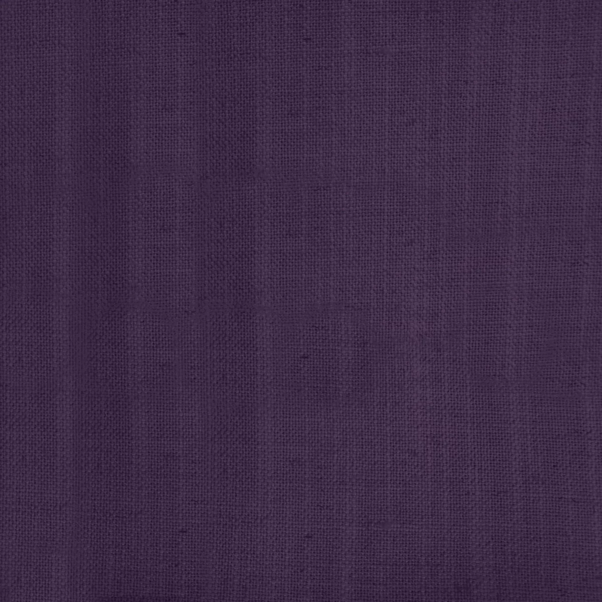 Tivoli Fabric - Damson by purple plain woven fabric from Voyage Maison