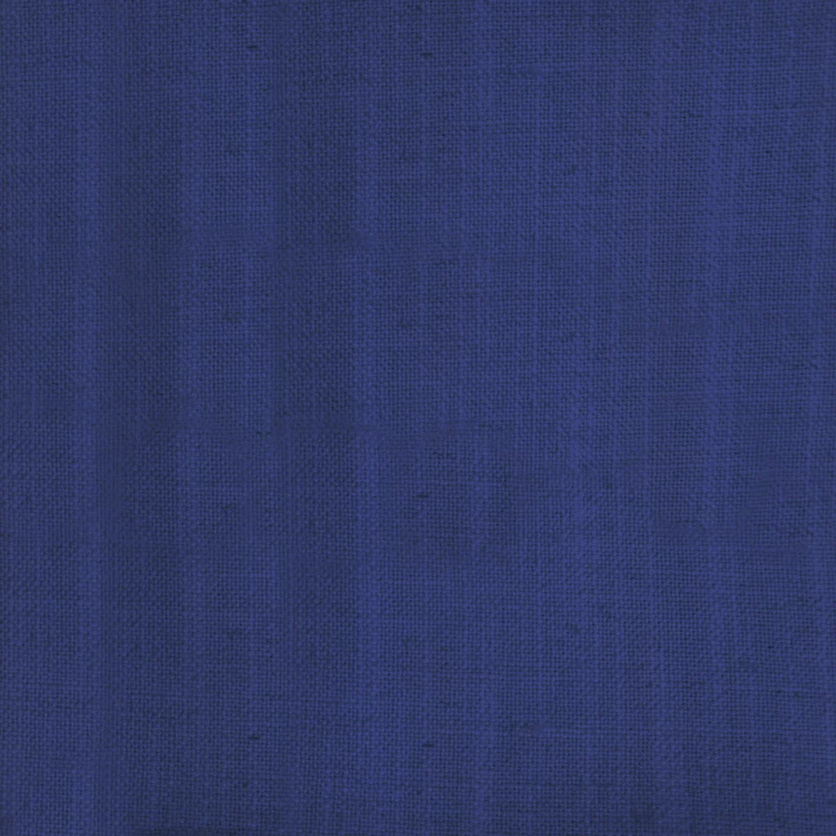 Tivoli Fabric - Indigo by blue plain woven fabric from Voyage Maison