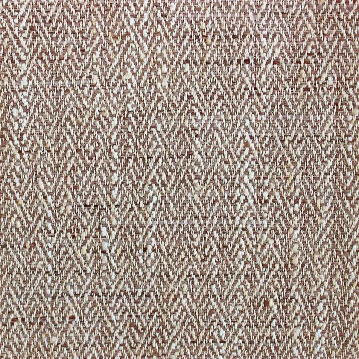 Jedburgh Fabric - Rust by brown geometric jacquard fabric from Voyage Maison