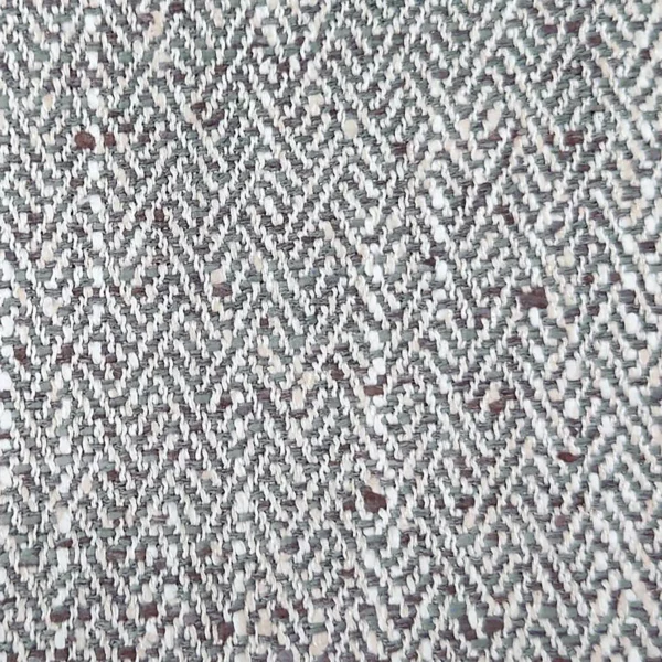 Jedburgh Fabric - Mushroom by black-grey geometric jacquard fabric from Voyage Maison