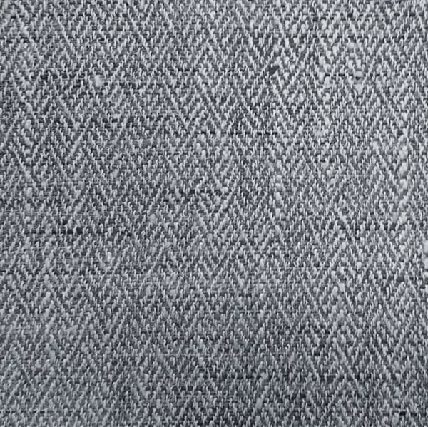 Jedburgh Fabric - Slate by black-grey geometric jacquard fabric from Voyage Maison