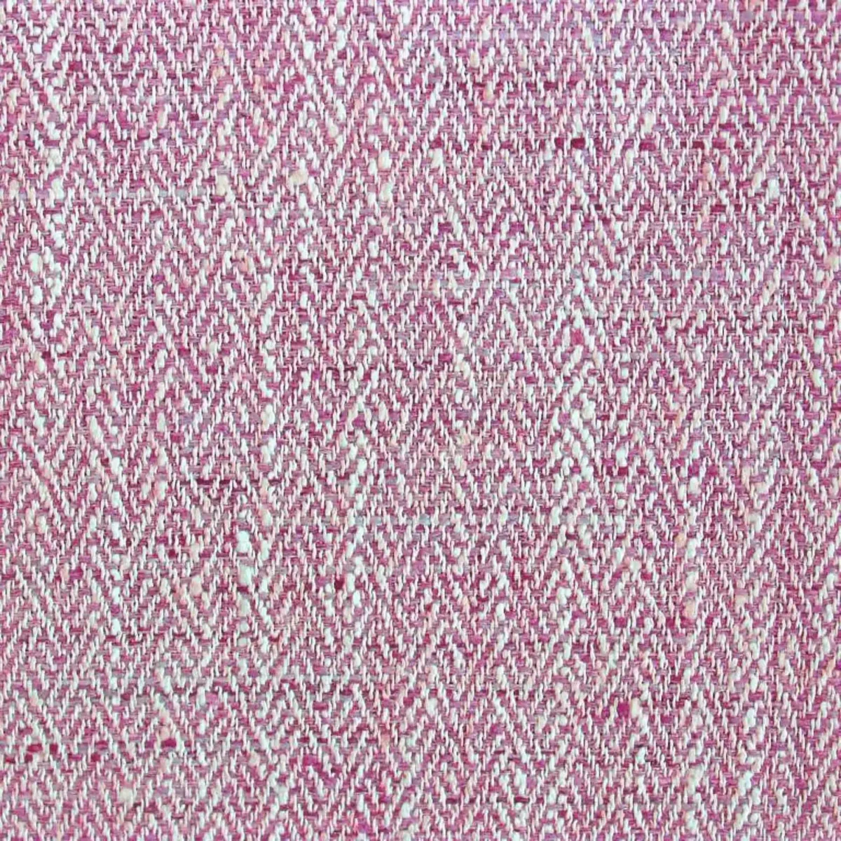 Jedburgh Fabric - Raspberry by pink geometric jacquard fabric from Voyage Maison