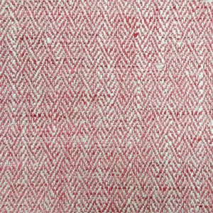 red geometric jacquard fabric from Voyage Maison