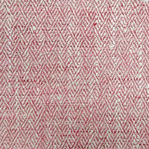 red geometric jacquard fabric from Voyage Maison