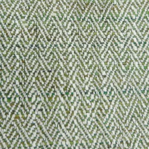 green geometric jacquard fabric from Voyage Maison