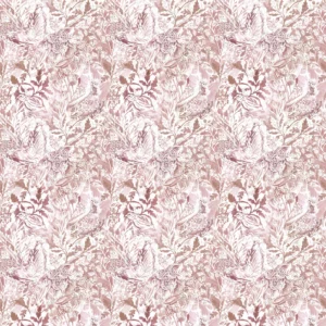 red animal cotton fabric from Voyage Maison