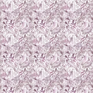 purple animal cotton fabric from Voyage Maison